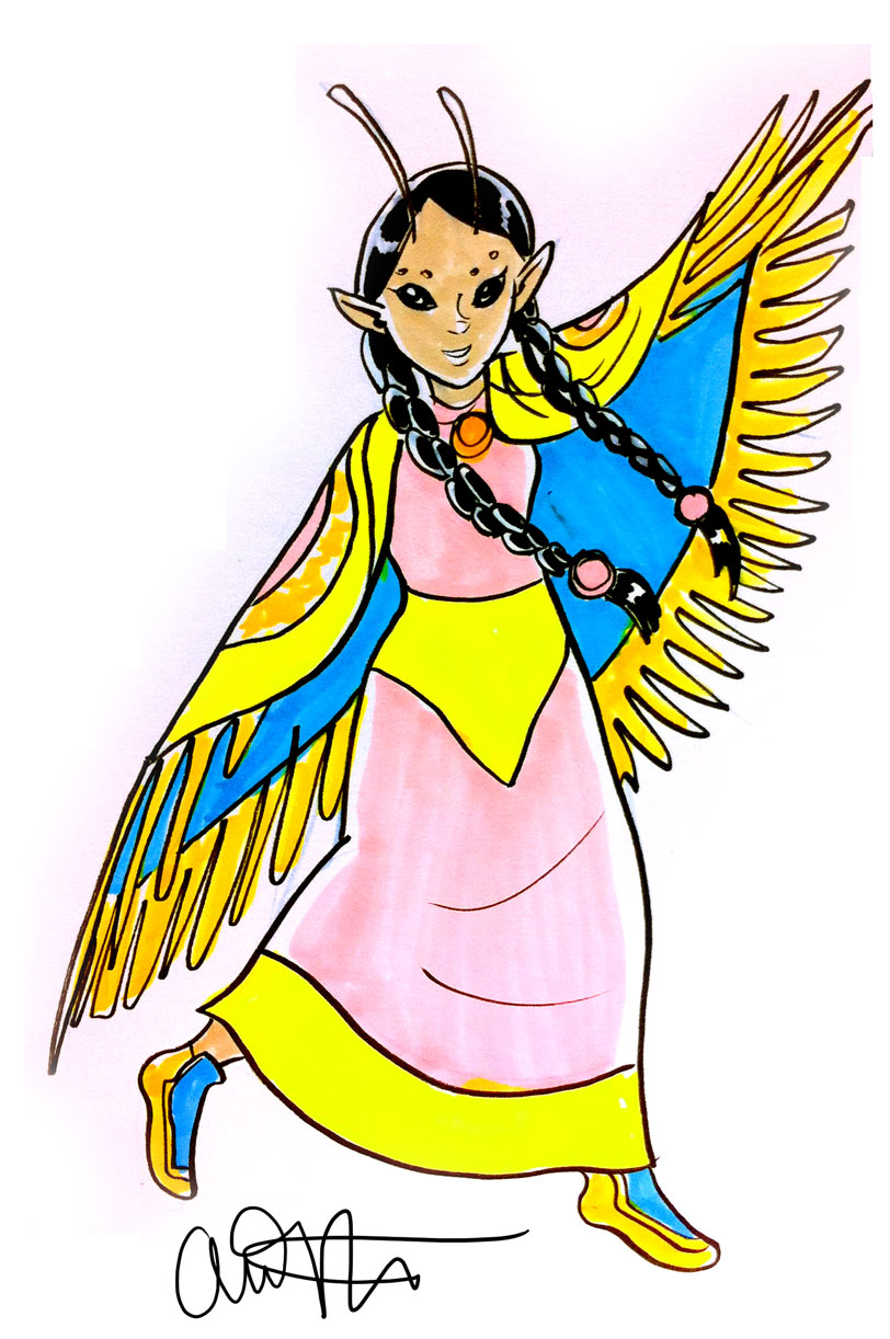 Fancy Shawl Fairy